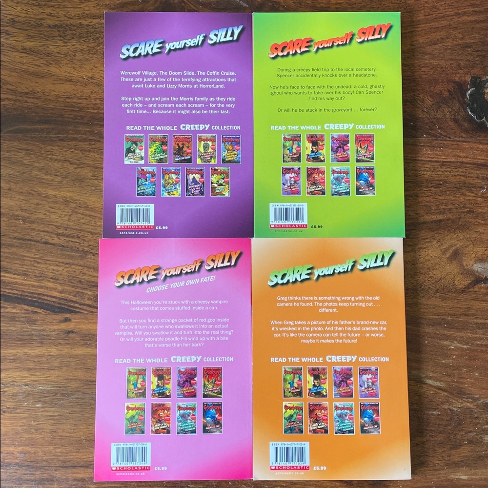 8 Goosebumps Books by R.L. Stine Horror Kids Paperbacks 7 UK Edition + 1 US - Picture 8 of 15